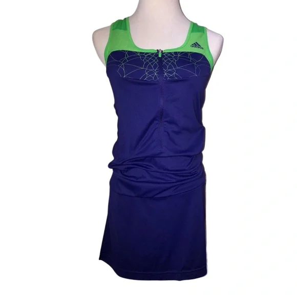 adidas Dresses Adidas Electric Blue Tennis Dressskirt With